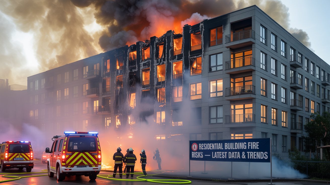 🔥 Residential Building Fire Risks – Latest Data & Trends