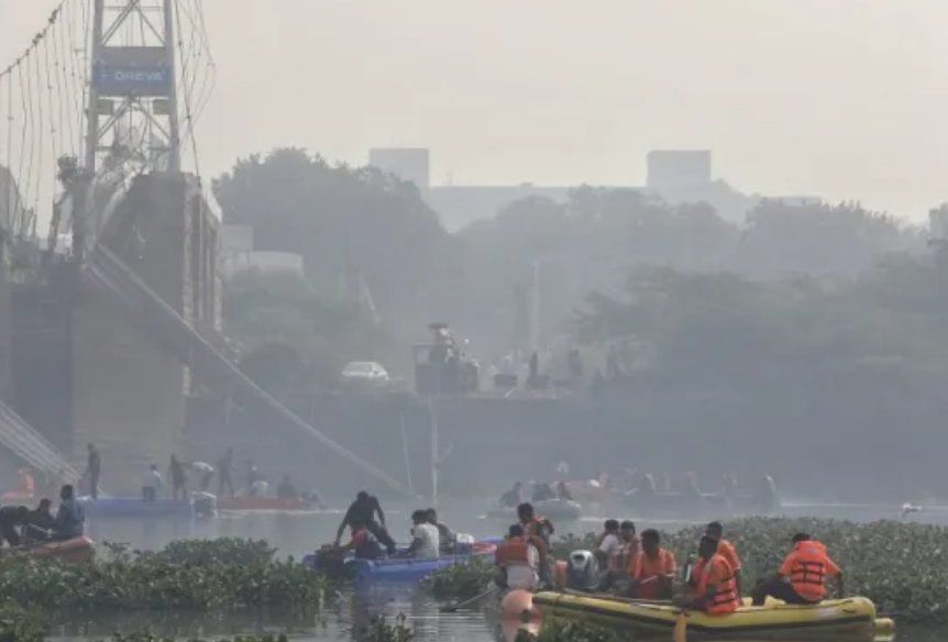 Morbi Suspension Bridge Collapse: 135 Deaths After Reopening
