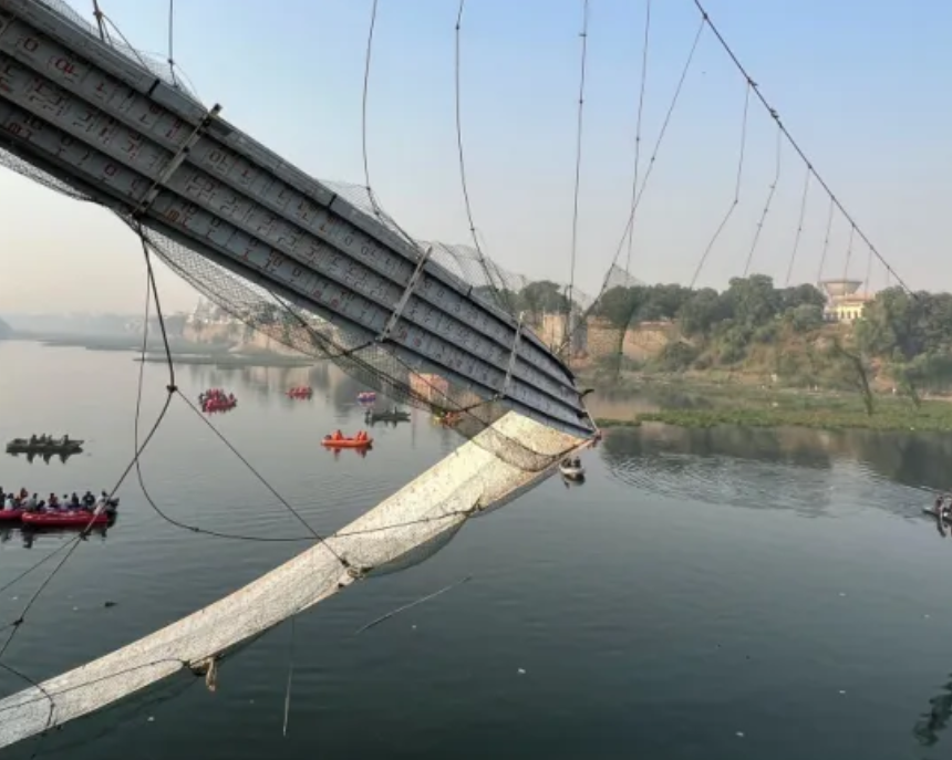 Morbi Suspension Bridge Collapse: 135 Deaths After Reopening
