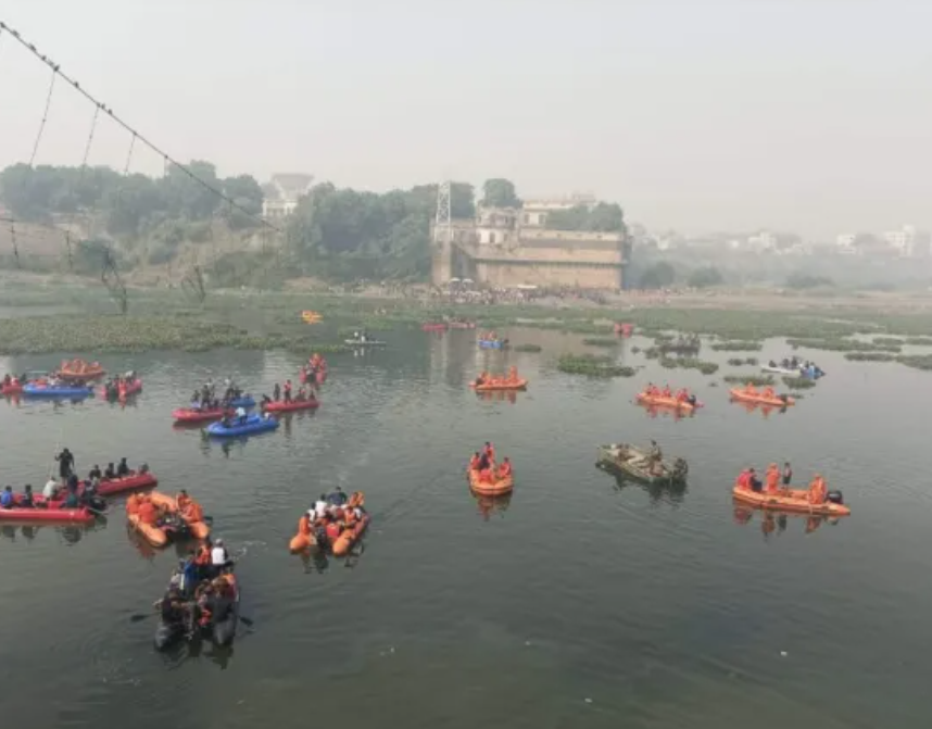 Morbi Suspension Bridge Collapse: 135 Deaths After Reopening
