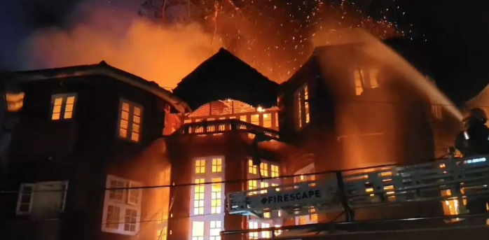 Fort Kochi Koder House fire: guests escaped; cause still unconfirmed