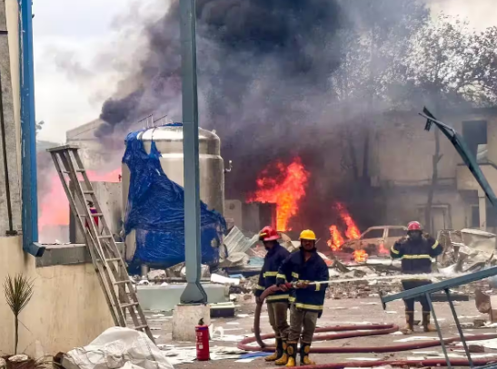 Jodhpur Basni factory fire: three firefighter deaths reported after initial injuries