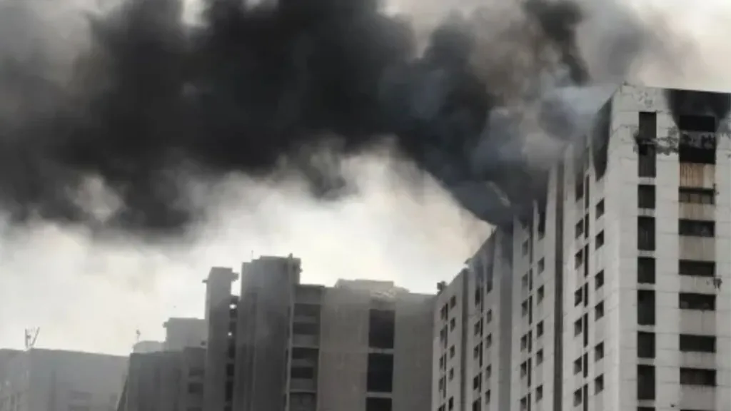 Shyam Sangini Textile Market fire: a long operation followed by an arson investigation