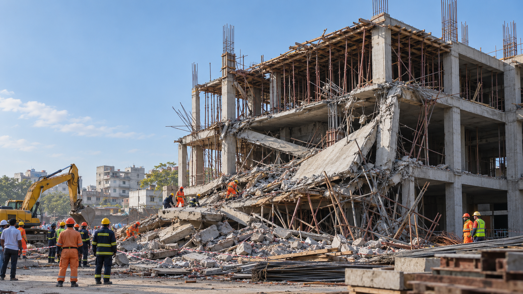 Ambala Dhulkot building collapse: six died as investigators examine construction safety