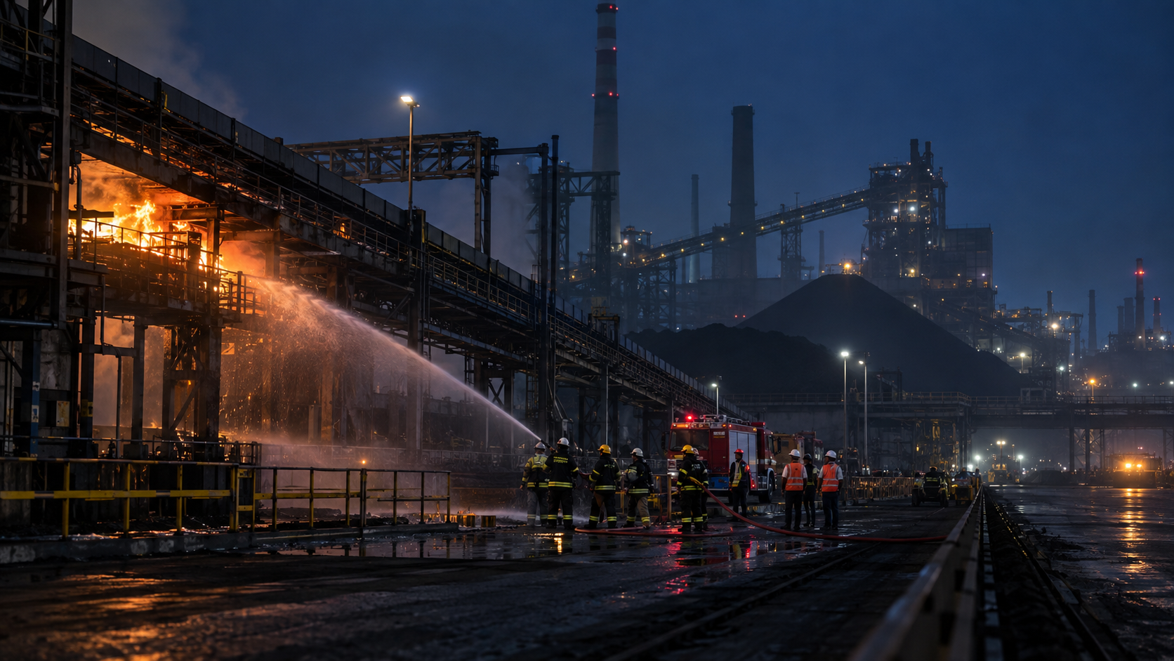 Fatal Coal Fire Incident at ArcelorMittal Nippon Steel Plant, Hazira, Surat — January 2025