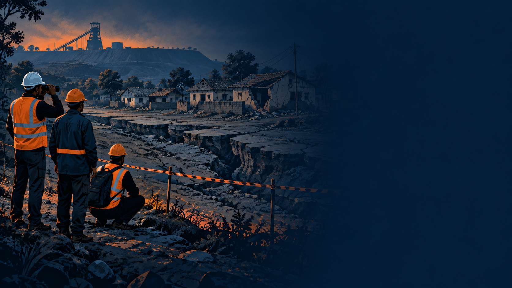 Dhanbad land subsidence: damaged homes, a child’s death and relocation questions