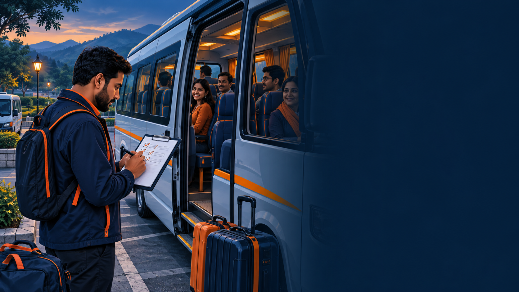 Before a group trip: confirm seats, restraints and an itinerary that allows breaks