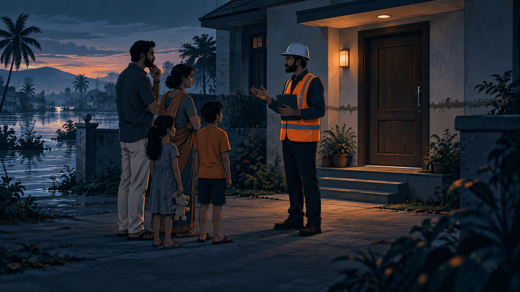 Returning after a flood: permission to enter is only the first check