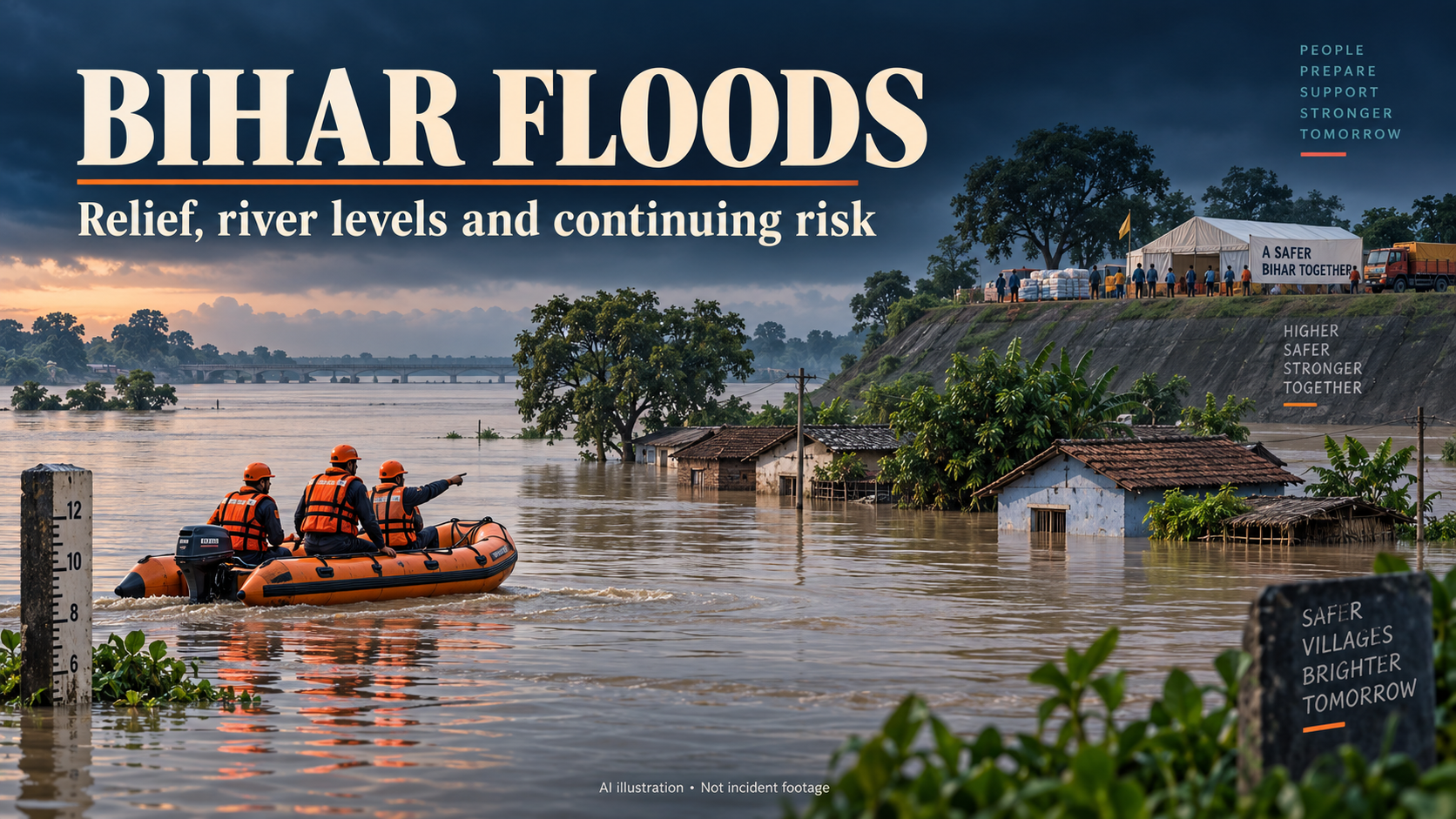Bihar floods: why receding rivers did not end the emergency
