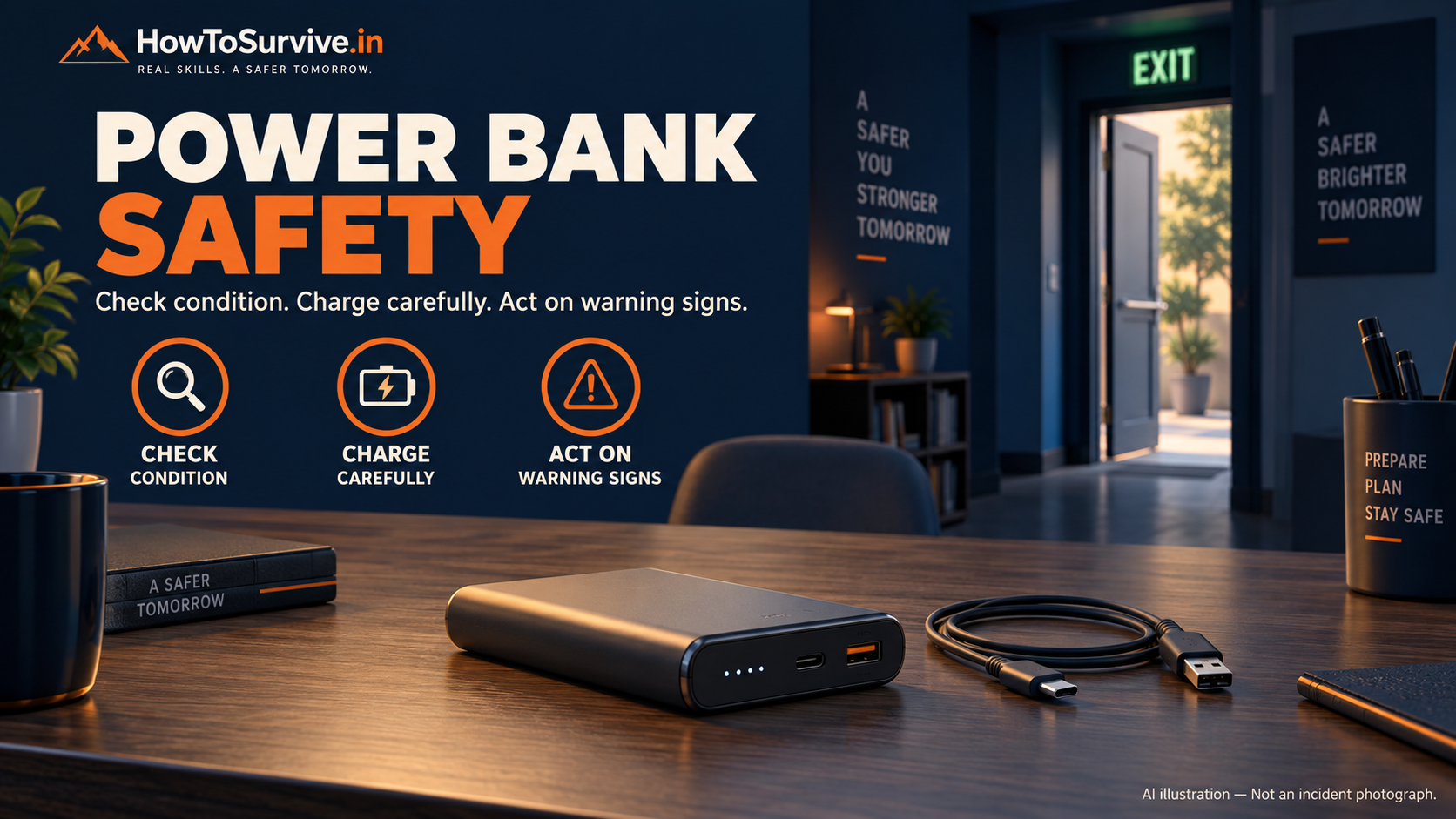 Power bank safety: check condition, charge carefully and act on warning signs