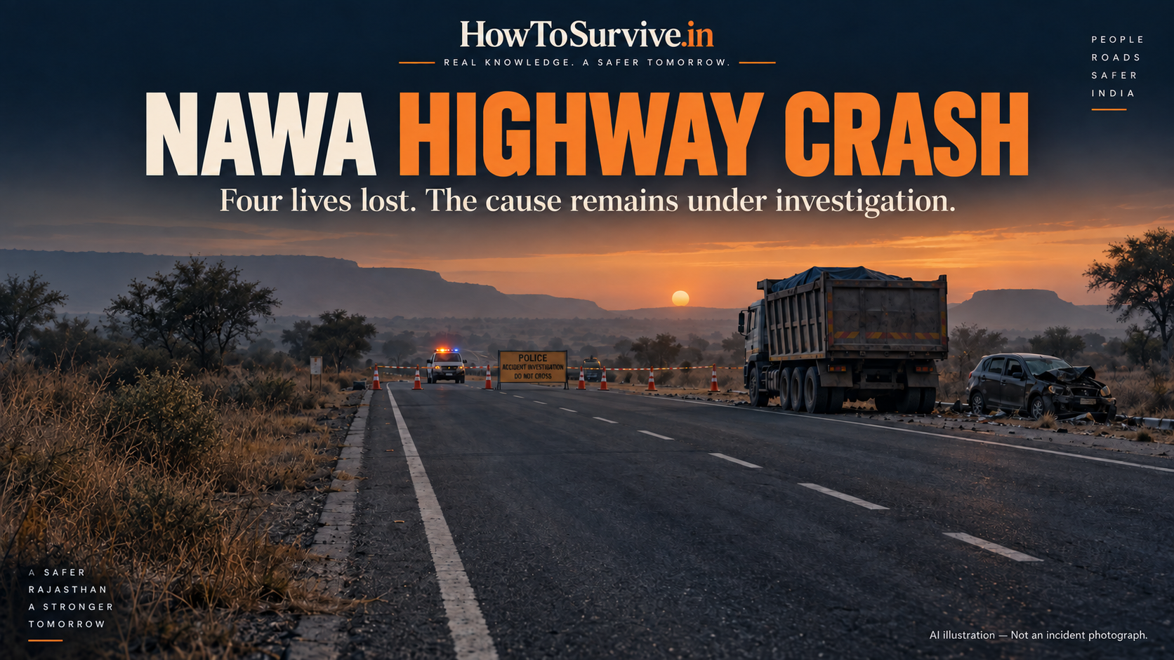 Nawa highway crash: four deaths, difficult recovery and unanswered collision questions