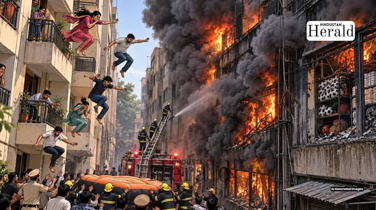 Swaroop Nagar factory fire: the emergency extended to the neighbouring building