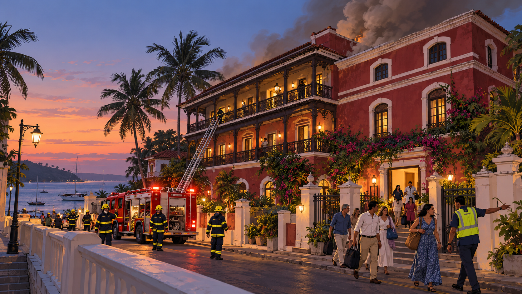 Fort Kochi Koder House fire: guests escaped; cause still unconfirmed