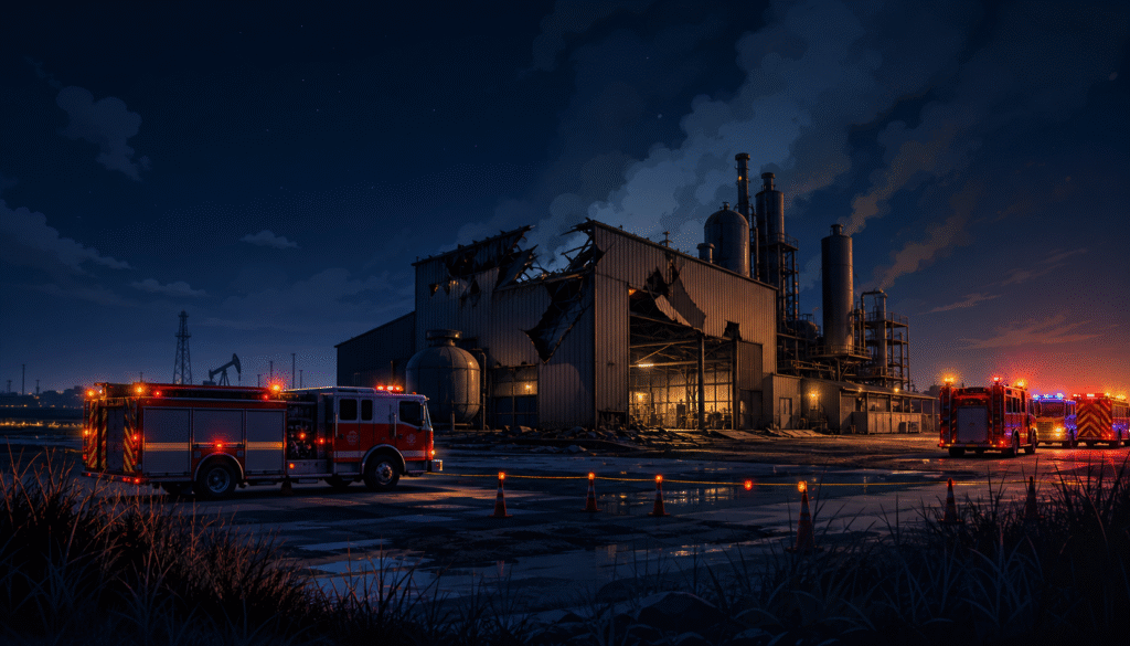 Oklahoma Extraction-Facility Explosion: Two Workers Killed, Owner Charged