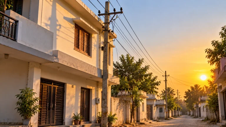 Electric wires close to your house, balcony or terrace