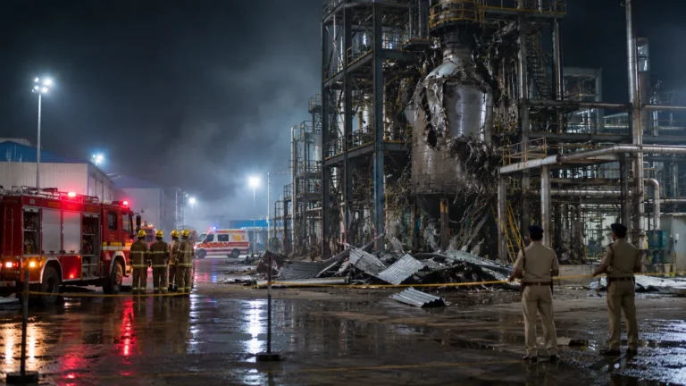 Saykha GIDC Reactor Blast, Bharuch: Five Workers Killed at Pharma Unit; Cause Under Investigation