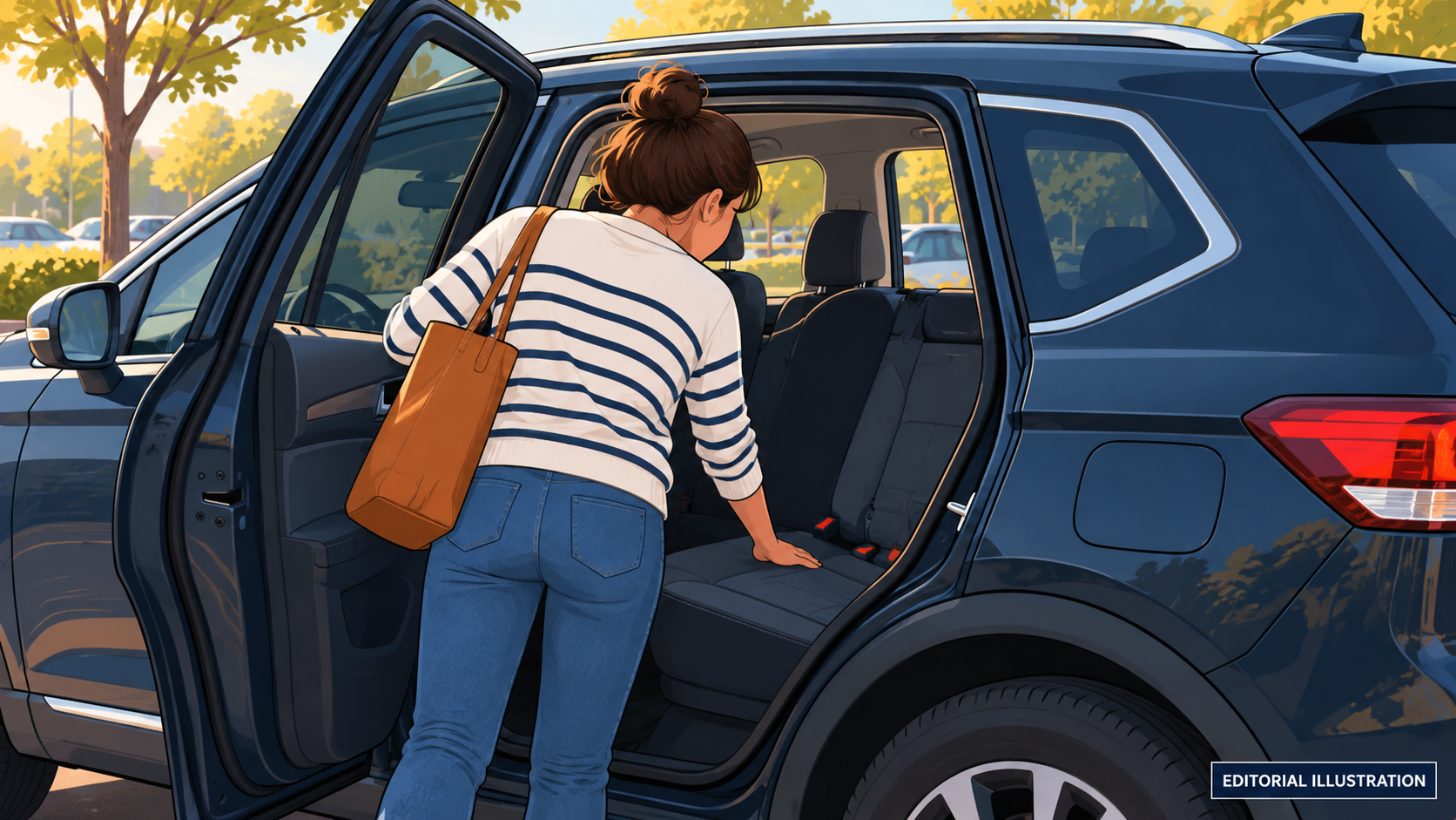 Never leave a child in a parked car: a check-before-locking plan