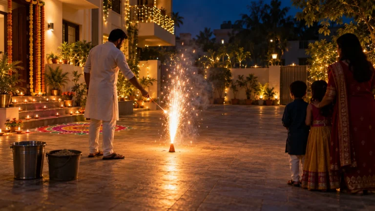 Diwali Firecracker Safety in India: Rules, Safe Lighting and First Aid