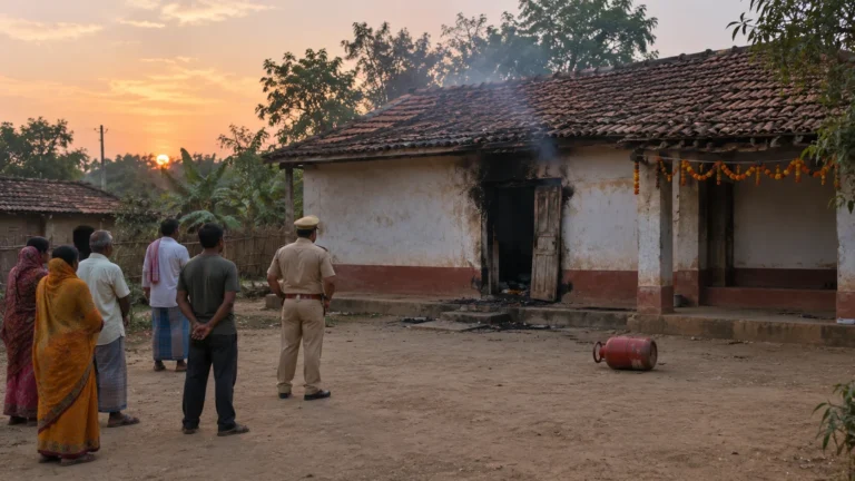 Giridih Cylinder Blast, Dhanwar: Woman and Young Niece Die as Burning LPG Cylinder Bursts