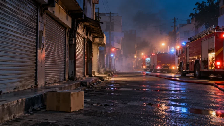 Hingoli Firecracker-Storage Fire: Death Toll Reported at Four; Investigation Continues