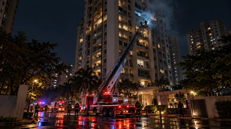 Nalasopara Imperial Heights High-Rise Fire: Two Deaths Reported; Cause Under Investigation