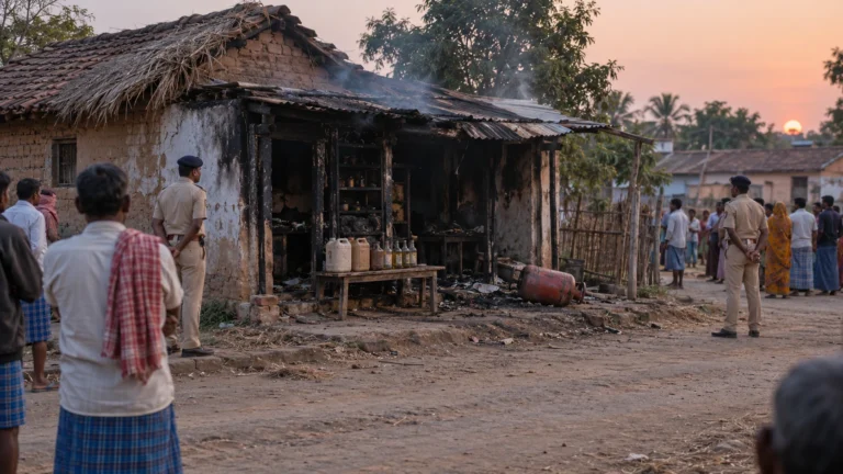 Rohtas Fire, Nauhatta: Father and Daughter Die at Fuel Shop; LPG Role Unconfirmed