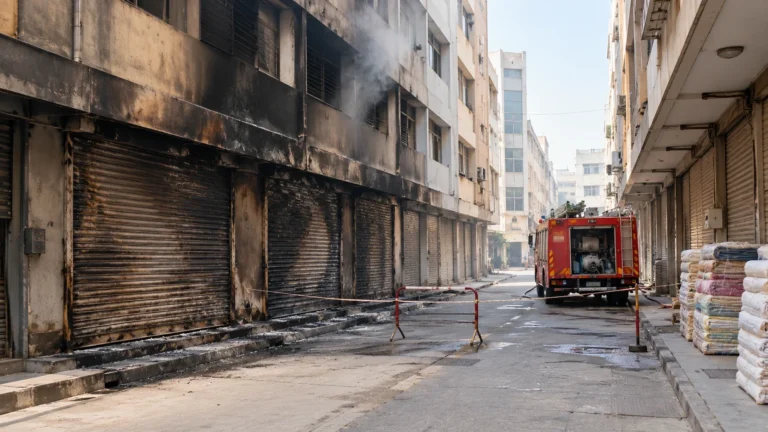 Adinath Textile Market Fire, Surat: One Third-Floor Shop Burns, No Injuries Reported